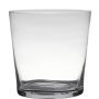 Pot de fleurs en verre ALENA, transparent, 29cm, Ø29cm