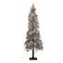 Arbre décoratif Corail NASKY, enneigé, avec des fruits, LEDs, 105cm