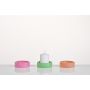 Support pour bougie en verre ARBENITA, vert menthe, 3cm, Ø9,5cm
