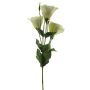 Faux Lisianthus ALARONA, crème, 55cm
