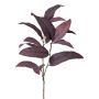 Branche artificielle Eucalyptus FRULMO, rouge bourgogne, 90cm