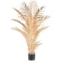 Palmier décoratif Areca TORMO, or métallique, 145cm