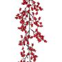 Guirlande décorative d'églantier TELAND, baies, rouge, 120cm