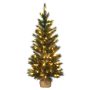 Sapin artificiel VENTURA, givré, LEDs, 120cm, Ø65cm