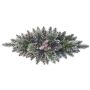 Arrangement de sapin artificiel RIGA, bleu, givré, 75cm, Ø30cm