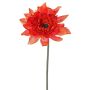 Gerbera en tissu PAMILLA, orange, 65cm, Ø12cm