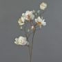 Magnolia en tissu KOSTAS, crème-rose, 80cm, Ø5-8cm