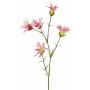 Œillet du Japon artificiel KASTALIA, rose, 65cm, Ø4-5cm