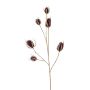Chardon artificiel OKKO, rouge-or, 75cm