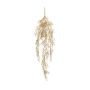 Suspension artificielle Rhipsalis MERFYN, sur piquet, paillettes, or, 70cm