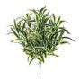 Chlorophytum artificiel ANKAA sur piquet, vert-blanc, 40cm