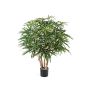 Aralia artificiel MAKASIM, vrais troncs, vert, 85cm