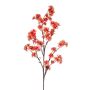 Branche de cerisier artificielle GIMA avec fleurs, corail, 120cm