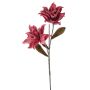 Camélia synthétique MUNIR, rouge pourpre, 120cm