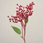 Branche artificielle de baies de sureau TEITH avec fruits, rouge, 40cm