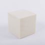 ®mosy Cube de mousse floral GABRIO pour fleurs artificielles, crème, 12x12x12cm