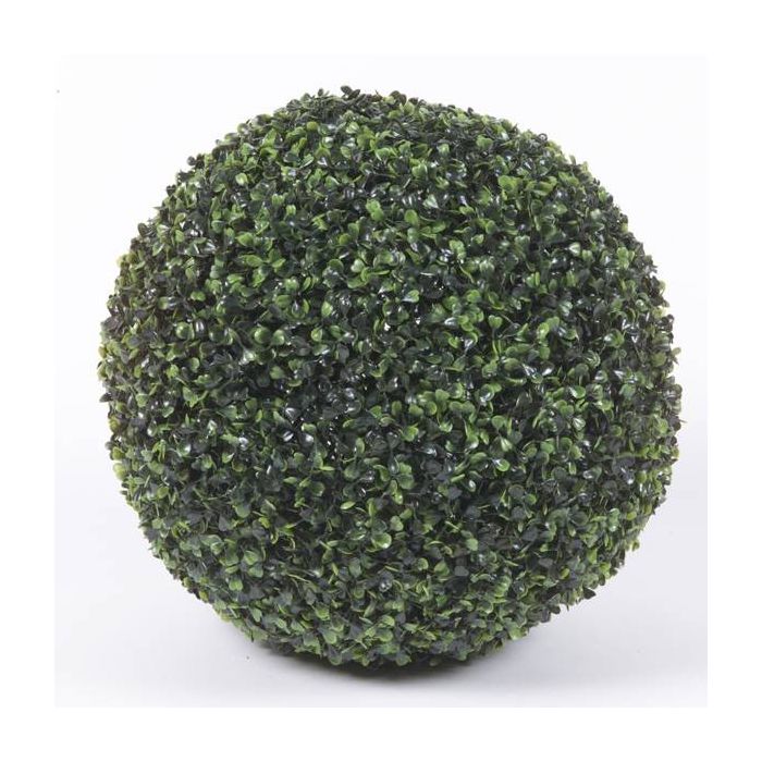 Boule De Buis Artificielle 38 Cm - Plastique Résistant UV, Topiaire Fausse Plante, Décoration Extérieure Sans Entretien - 6