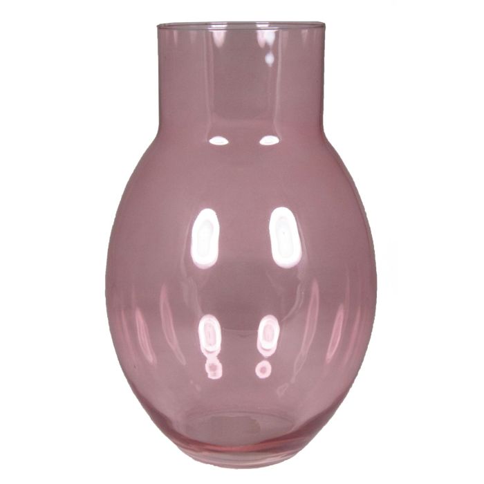 Acheter des Grand vase décoratif AFRODITA, verre, rosetransparent