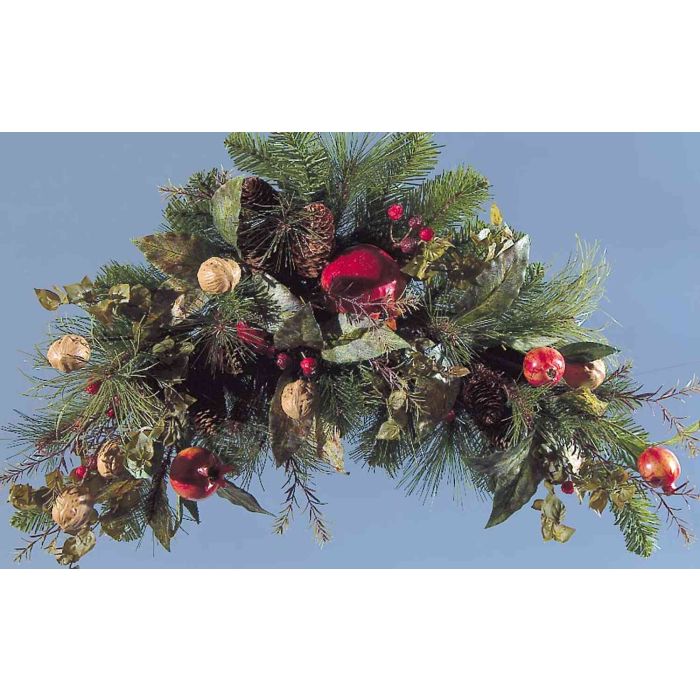 20 Branches De Sapin Artificiel Avec Baies Rouges Et Pommes De Pin - Déco Noël DIY Pour Guirlandes, Couronnes