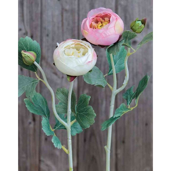 Acheter des Fleur artificielle Renoncule AMRIE, rose, 45cm