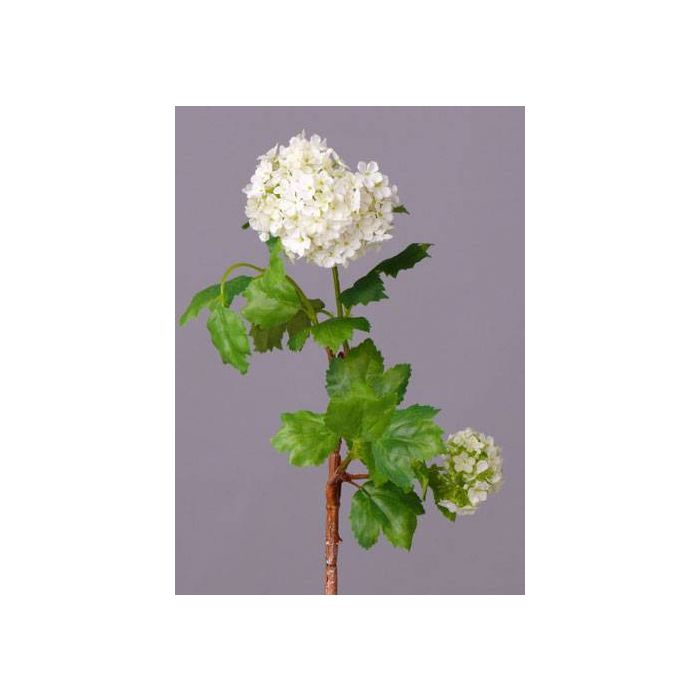 Acheter des Fleur de boule de neige artificielle JOTTI, blanc, 40cm, Ø2-8cm  - Fausses fleurs