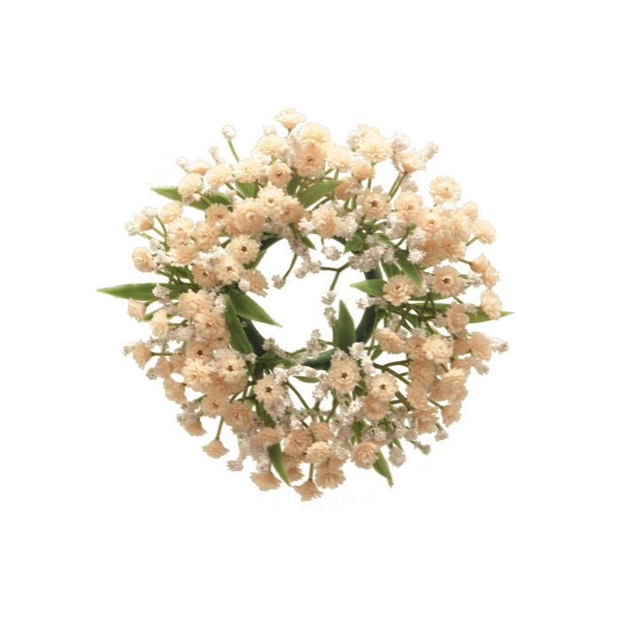 Couronne de bougies de baptême eucalyptus Heinrich Couronne de feuilles
