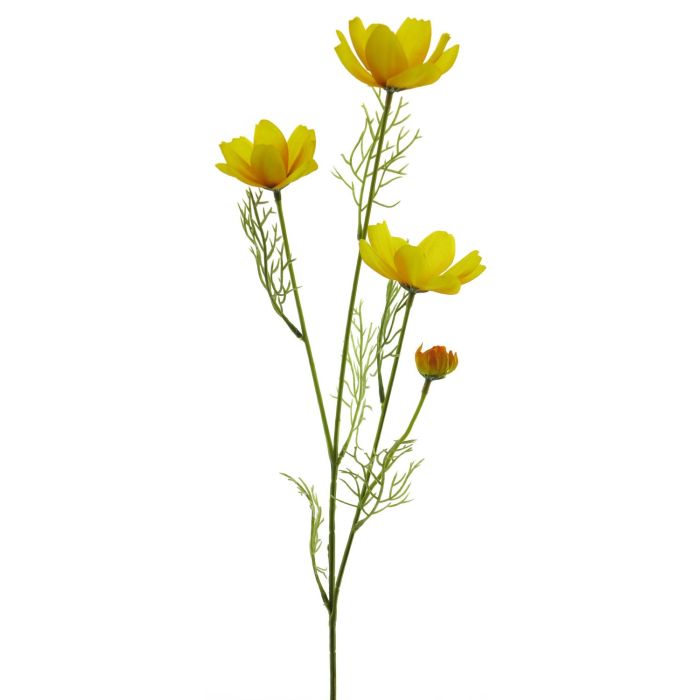 Acheter des Fleur artificielle cosmos ZHINIAN, jaune, 60cm