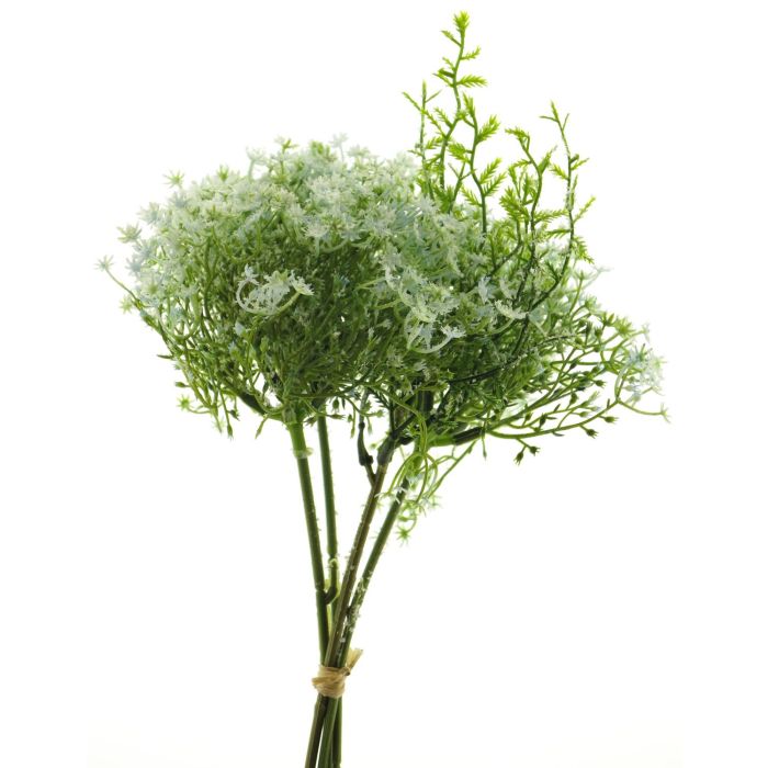 Bouquet Artificiel De Gypsophile Blanc - Longueur 30 Cm, Marque HOBI, Neuf Sous Emballage