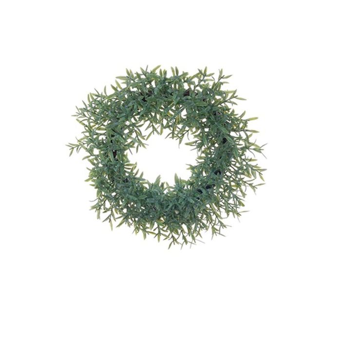 Couronne De Porte Décorative Hiver Vert 60cm - Avec Pommes De Pin Naturelles - Décoration Murale Ou De Table