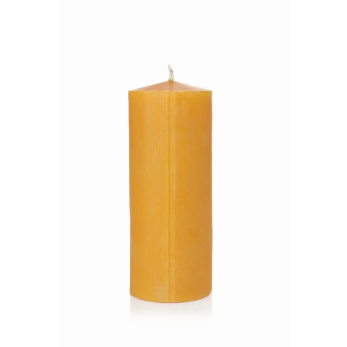 Rayher Bougie-Pilier Crème 25x6 Cm – Bougie Décorative Baptême, Noël, Communion, Cire De Qualité RAL Anti-Suie