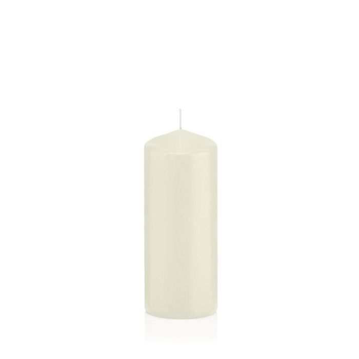 Bougie D'Église Franziska Ivoire 50cm X 8cm - 228 Heures - Made In Germany