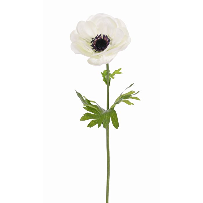 Acheter des Fleur artificielle anémone ANJALA, blanc, 40cm, Ø11cm
