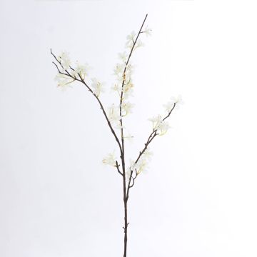 Branche de fleurs de pommier en tissu LOUISA, crème-blanc, 85cm