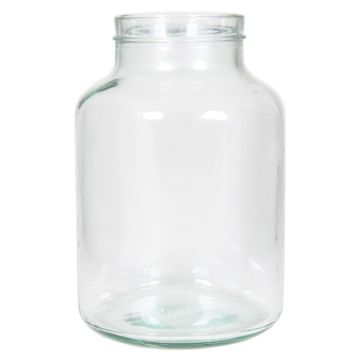 Bougeoir VALENTIA en verre, transparent, 25cm, Ø17cm