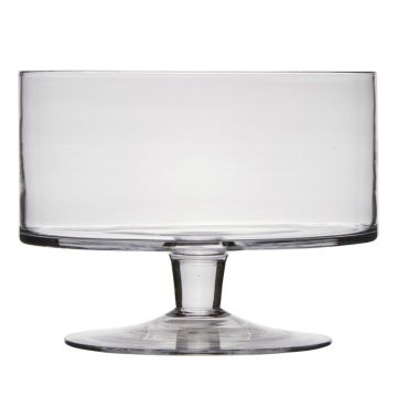 Coupe avec pied CORIE EARTH, verre, transparent, 18cm, Ø24cm