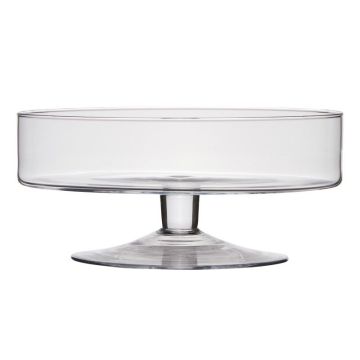 Coupe avec pied CORIE EARTH, verre, transparent, 13cm, Ø29cm