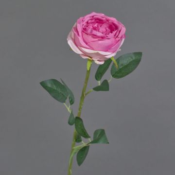 Rose en tissu THYRI, fuchsia, 65cm