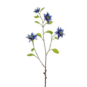 Branche décorative de viorne RUHNA, bleu, 75cm