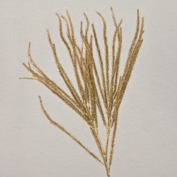 Branche de cèdre artificiel THEOBALD, paillettes, or, 60cm Branche de cèdre artificiel THEOBALD, paillettes, or, 60cm