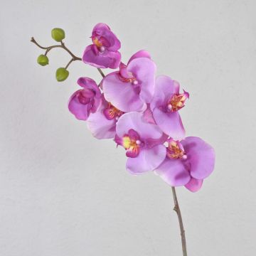 Tige d'orchidée Phalaenopsis en tissu RICKY, rose, 105cm