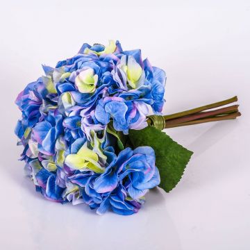 Bouquet de hortensias artificiels KLARA, bleu, 30cm, Ø18cm
