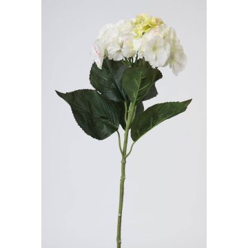 Hortensia artificiel ANGELINA, crème-blanc, 70cm, Ø23cm