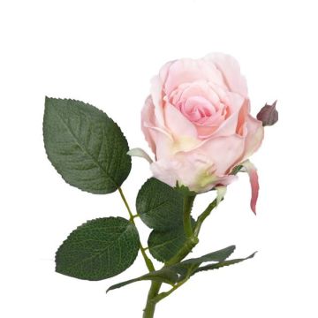 Rose en soie VRONI, rose, 30cm, Ø6cm
