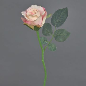 Rose en soie ELLI, rose, 30cm, Ø6cm