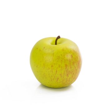 Fausse Pomme ADALBERO, vert-rouge, 8cm, Ø7cm