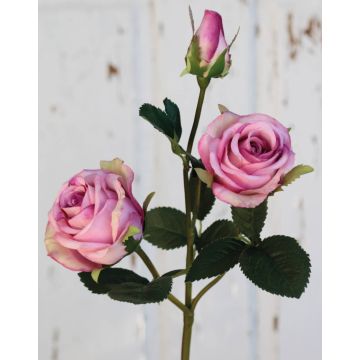 Rose en tissu DELILAH, rose, 55cm, Ø6cm