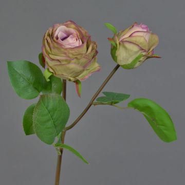 Fleur artificielle Rose RENATUS, violet-rose, 45cm Fleur artificielle Rose RENATUS, violet-rose, 45cm