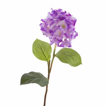 Hortensia en plastique CHANTAL, lilas, 75cm, Ø18cm