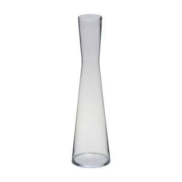 Vase décoratif étroit SYRMA en verre, transparent, 40cm, Ø10cm