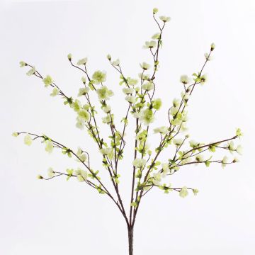Branche de fleurs de cerisier en tissu DEBBIE, crème-blanc, 90cm